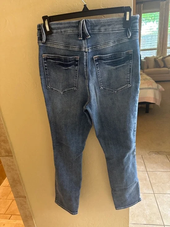 Good American Women's Mid Wash Blue Jeans 6/28 - Picture 3 of 5